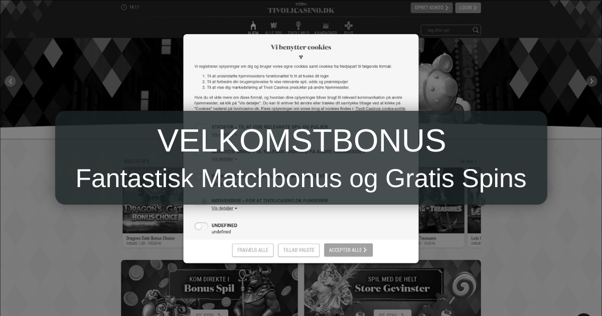 Tivoli Casino til danske spillere